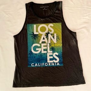 Aeropostale LA graphic tank top